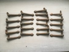 21x Edwardian Cast Metal Stair Carpet Clips Grippers 