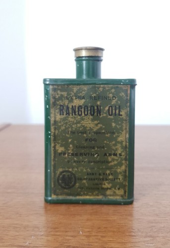 Vintage gun case rifle - rifle, oil