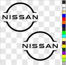 Nissan (3) x 2 stickers decals