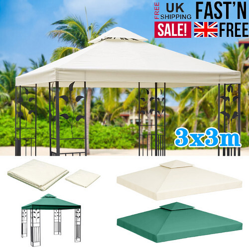 3x3m tier waterproof gazebo - 3x3m, 2-tier