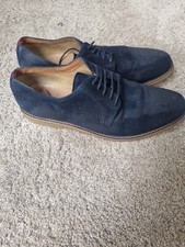 Dune Size 12 Mens Balerno Suede Blue Navy Blue Mens Slip On Shoes 