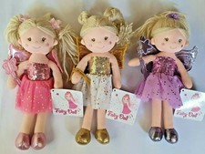 25cm FAIRY DOLL RAG DOLL MAGICAL CHOOSE THE COLOUR GREAT GIFT IDEA