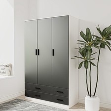 3 Door 4 Drawer Wardrobe