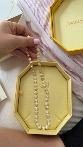 Swarovski gold plated round - swarovski,