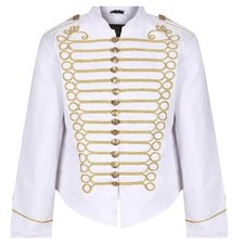 Men’s White Hussar Military