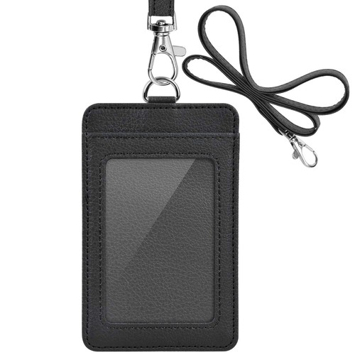 Leather badge holder - pu,