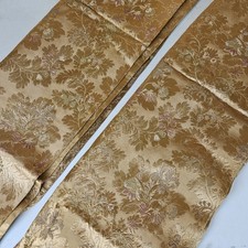 Gold Brocade Jacquard Curtains
