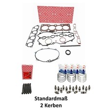 Cylinder head gasket set + piston rings + hydos for VW 2.0 FSI 150 HP 290.440 420022410 BV