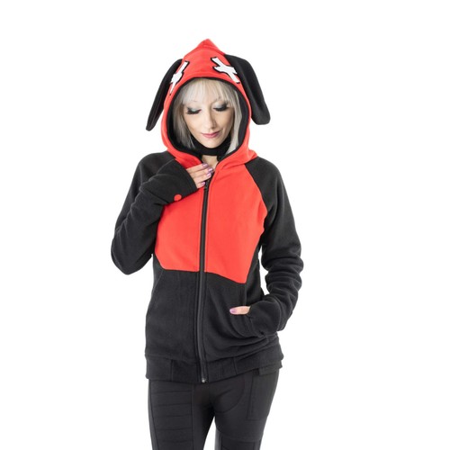 Luv bunny cross - hoodie, xl
