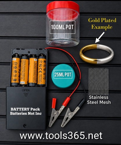 Electroplating setup for gold - setup,