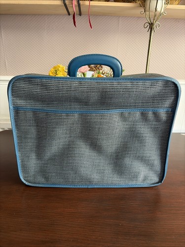 Vintage soft blue travel - travel, bag