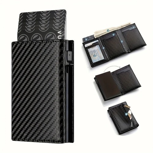 Men wallet with zipper - with,