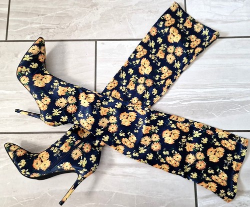 Women floral over the knee - over,