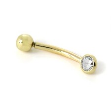 9ct Yellow Gold 3mm Rubover
