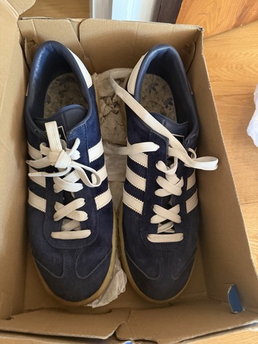 Adidas hamburg navy blue - adidas, blue/white