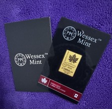 Wessex Mint 1/1000th Fine Gold