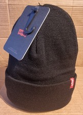 Levi's Black Beanie, Slouchy