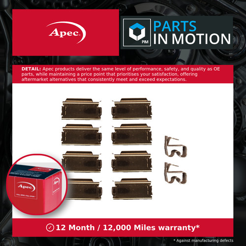 Brake pad fitting kit fits - brake,