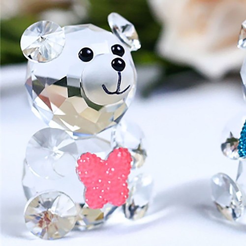Crystal bear - bear, figurine