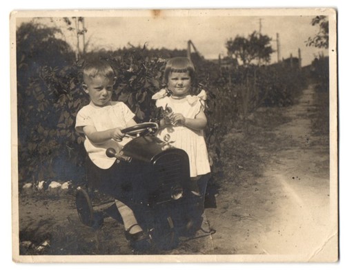 Photograph two small - , children