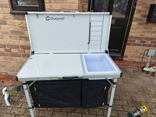 Outwell Drayton Kitchen Table - Camping/Cupboards/Unit/Cooking/Work Top/Storage