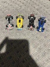 Set of 4 Vintage Race Cars