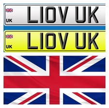 LOVE UK private plate, L10VUK, Love United Kingdom, UK, British