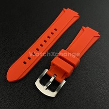 Red Rubber Watch Band Strap