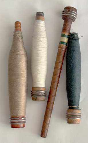 Vintage wooden spindles - vintage,