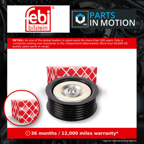 Aux belt idler - belt, fits