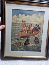 Framed  Louis Wain Cats