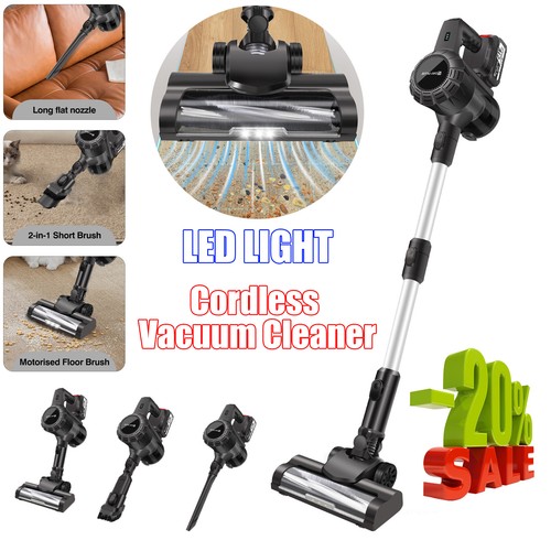 Cordless power vacuum cleaner - vacuum,