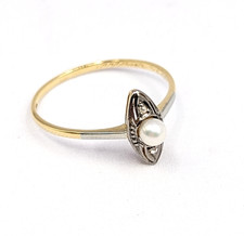 Antique, Art Deco Navette Ring