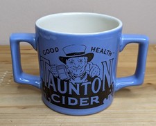 Vintage Taunton Cider Wassail Loving Cup Mug Two Handled Ceramic Seton Pottery