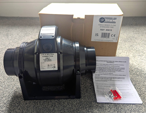 Airvent manrose mf100s 100mm - manrose,