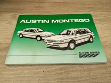 Austin Montego, Montego 2.0 & Vanden Plas  - Owners Manual Handbook - AKM6014-2 