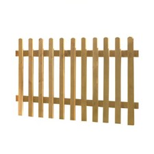 6x3ft Wooden Picket Fence