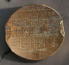 Vintage 13.5" 34cm Royal Krona Glass Cheese Board Platter Sweden Bengt Edenfalk 