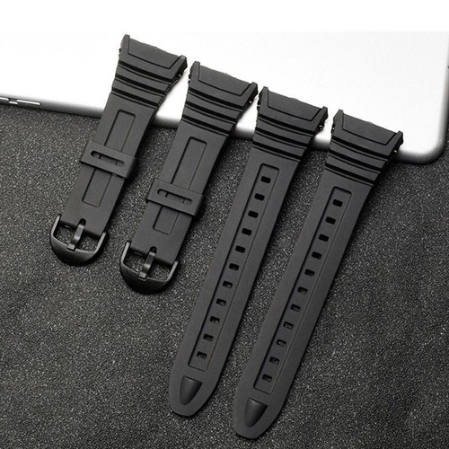 Men silicone watch strap - silicone,