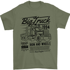 HGV Driver Big Truck Lorry Mens T-Shirt 100% Cotton
