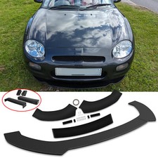 Gloss black front bumper lip - bumper,