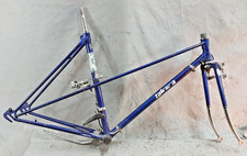 1977 Takara Mixte Vintage Road Bike Frameset 50cm Small Blue Lugged Butted Steel