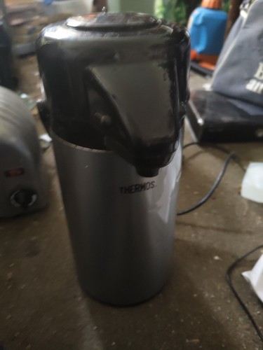 Thermos black lever action - thermos,