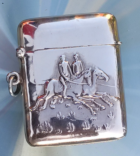 Vintage sterling silver vesta - vintage,
