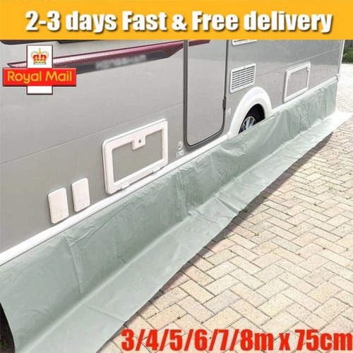 Caravan awning draught skirt - caravan,
