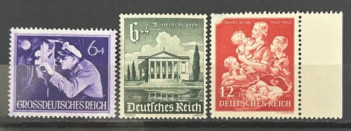 German stamps reich officials - german,
