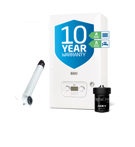 Baxi 830 combi boiler 30kw - baxi,
