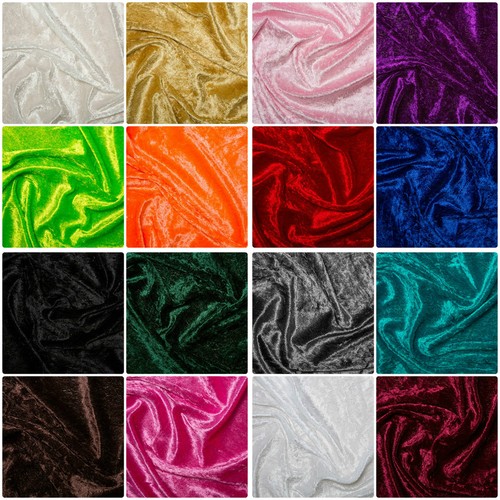 Crushed velvet velour - velvet, fabric