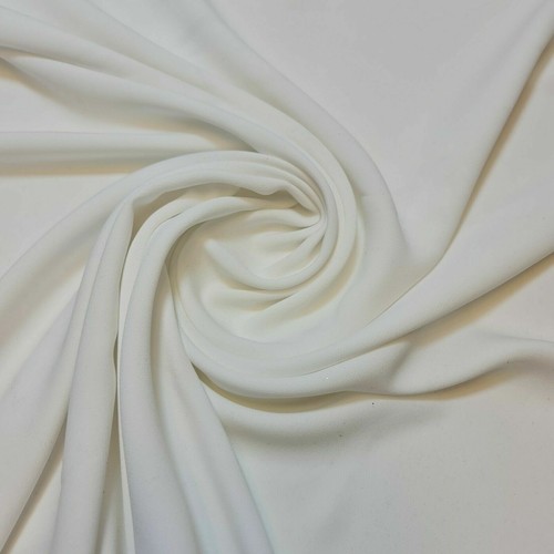 Ivory crepe fabric costume - crepe,