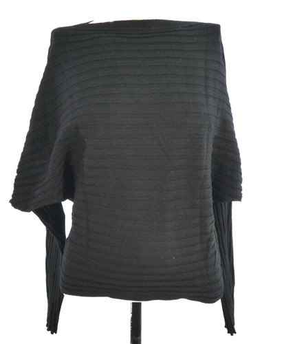 Paris black ribbed - yu, &